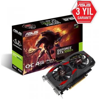 Asus NVIDIA GeForce GTX 1050 Ti OC CERBERUS-GTX1050TI-O4G 4 GB 128 Bit