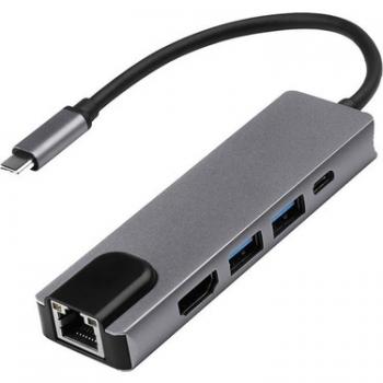 AIRSKY TYPEC USB HUB 5 İN 1 ETHERNET TC15