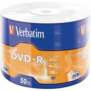 Verbatim Dvd-R 4.7 GB Shirink Box 50 Lİ PAKET