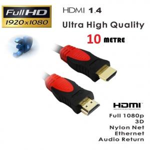  10M HDMI KABLO İP ÖRGÜLÜ