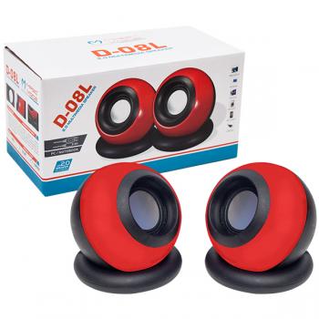 D-08L 1 + 1 USB MİNİ OVAL HOPARLÖR ( 3W+3W*4 OHM) 18360