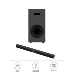 KTS-2035 Siyah 30 W Usb Tf Aux Girişli Subwoofer Soundbar