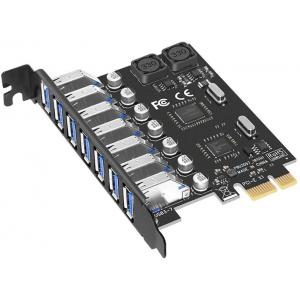 multicolor Pci-e Express 7 Port Usb 3.0 Kart Hub Çoklayıcı Çoğaltıcı