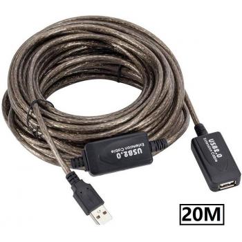 Aktif USB Dişi Erkek Uzatıcı Uzatma Ek Kablosu 20 Metre 5228