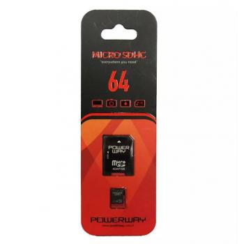 POWERWAY 64 GB MICRO SDHC HAFIZA KARTI