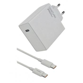 Ac-108 120Watt Turbo 1Xusb-C, 1Metre C To C Kablolu Duvar Şarj Aleti Seyahat Şarj