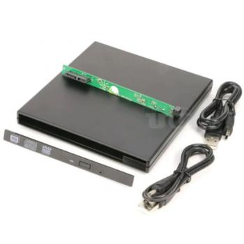 Alfais 5114 Usb Sata Slim 9.5Mm Dvd Rw Writer Ssd External Harici Caddy Kutu