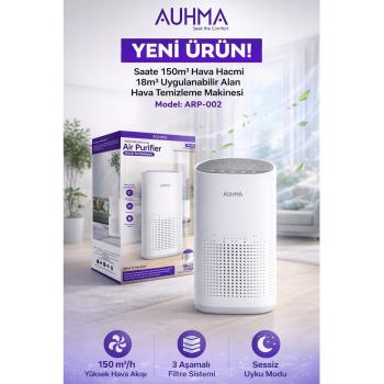 ARP-002 Hava Temizleyici – 150 M³/h Güçlü Filtreleme, Sessiz Uyku Modu, Ev ve Ofis Için
