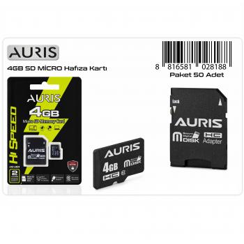 AURIS 4 GB MicroSD Hafıza Kartı