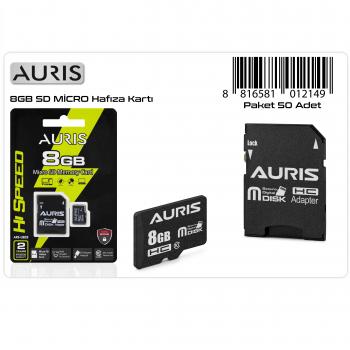 AURIS 8 GB MicroSD Hafıza Kartı