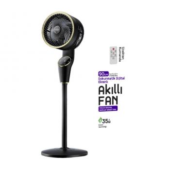 Auhma ACFN03 Siyah 35W 90 Cm Sessiz Soğutucu Dokunmatik Harketli Akıllı Fan