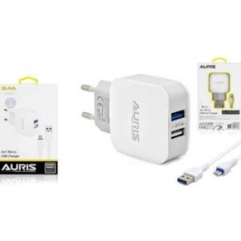 Auris 3.4A Type-C Şarj Aleti Seti (2 USB Girişli) ARS-CH18