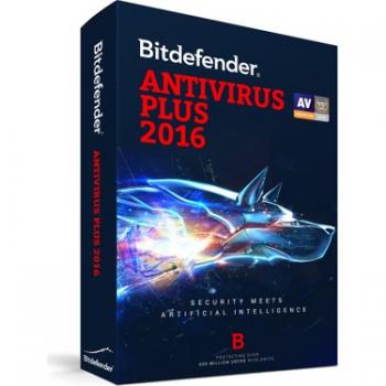 BİTDEFENDER ANTIVIRUS PLUS 2016 1 PC 1 YIL