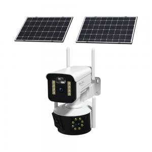BLM-93 9MP 4G Sim Kartlı Çift Güneş Panelli IP66 Güvenlik Kamerası  12.000 mAh Batarya