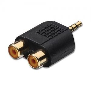 BT-C108 Rca Çevirici Jak 3.5mm Stereo Erkek To 2 x RCA Dişi Çevirici