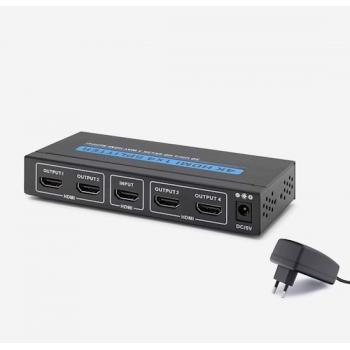  HDMI SPLİTTER 4K 4 PORT 1 GİRİŞ 4 ÇIKIŞ  218