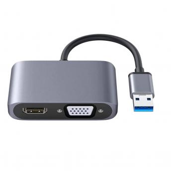 HD09 USB TO HDMI +VGA ÇEVİRİCİ 1080P