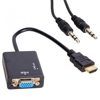 PLATOON PL-7237 HDMI TO VGA ÇEVİRİCİ KABLO