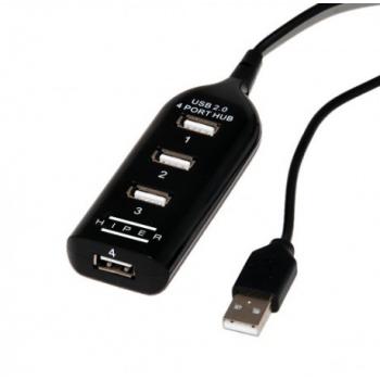 HIPER UH42 USB ÇOKLAYICI 4 PORT USB 2.0 SİYAH