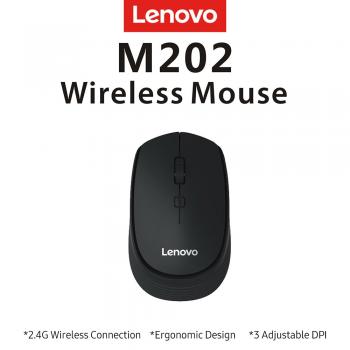 LENOVO M202 USB KABLOSUZ MOUSE GRİ