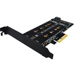 M.2 Nvme M+B Key Ngff Ssd To Pci-E 3.0 X4 Sata Çevirici Dönüştürücü Adaptör Kartı 4898