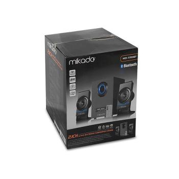 Mikado Md-1700Bt 2+1 Siyah Usb+Sd+Fm Destekli Multimedia Bluetooth Speaker