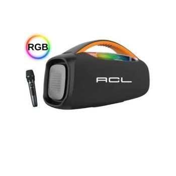 RGB Işıklı Ses Bombası Mikrofonlu Hoparlör Ses Bombası Müzik Çalar Extra Bass CT-5825