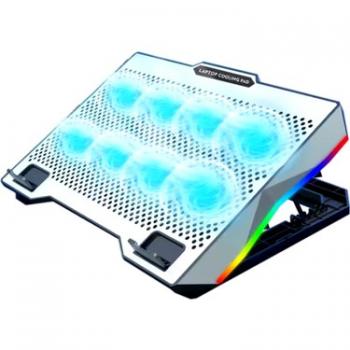 S608 8 FANLIIŞIKLI LAPTOP SOĞUTUCU STANDI