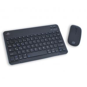 Steep Solid Magic Şarjlı Bluetooth Klavye - Mouse Set (Siyah TR) STEEPKM1B