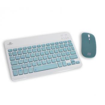 Steep Solid Magic Şarjlı Bluetooth Klavye - Mouse Set (Yeşil TR) STEEPKM1G