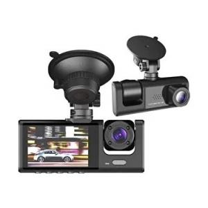 TA-01 Araç İçi Kamera Gece Görüşlü LCD Ekranlı 1080P 3 Kameralı Araç Kamerası TA01