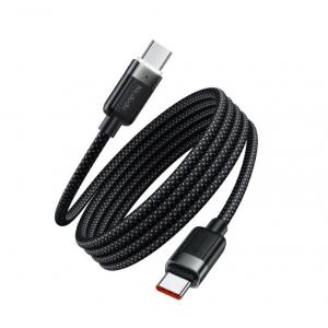 X-LEVEL XCC-86910 65W TYPE-C TO TYPE-C ŞARJ KABLOSU  SİYAH 5AMPER