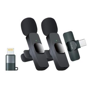 XMC3001 X-lumaduo Lightning & Android Uyumlu Kablosuz Yaka Mikrofonu